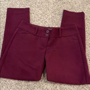 The Limited Burgundy Women's Dress Pants